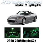 XtremeVision Interior LED for Honda S2000 S2K 2000-2009 (4 Pieces) Green Interio