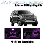 XtremeVision Interior LED for Ford Expedition 2015+ (11 Pieces) Pink Interior LE