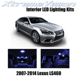 XtremeVision Interior LED for Lexus LS460 LS600h 2007-2014 (13 Pieces) Blue Inte