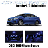 XtremeVision Interior LED for Nissan Sentra 2013-2015 (4 Pieces) Blue Interior L