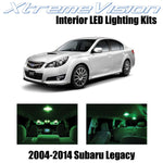 XtremeVision Interior LED for Subaru Legacy 2004-2014 (8 Pieces) Green Interior