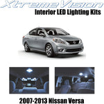 XtremeVision LED for Nissan Versa 2007-2013 (6 Pieces) Cool White Premium Interior LED Kit Package + Installation Tool