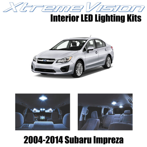 XtremeVision Interior LED for Subaru Impreza 2004-2014 (6 Pieces) Cool White Int