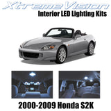 XtremeVision Interior LED for Honda S2000 S2K 2000-2009 (4 Pieces) Cool White In