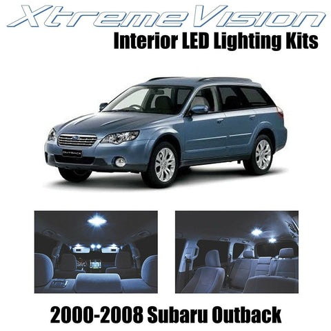 XtremeVision LED for Subaru Outback 2000-2008 (10 Pieces) Cool White Premium Int