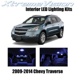 XtremeVision Interior LED for Chevy Traverse 2009-2014 (6 Pieces) Blue Interior
