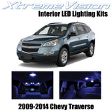 XtremeVision Interior LED for Chevy Traverse 2009-2014 (6 Pieces) Blue Interior