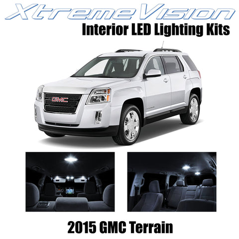 XtremeVision Interior LED for GMC Terrain 2015+ (10 Pieces) Pure White Interior
