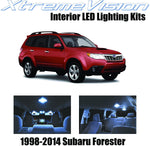 XtremeVision LED for Subaru Forester 1998-2014 (6 Pieces) Cool White Premium Interior LED Kit Package + Installation Tool