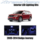 XtremeVision Interior LED for Dodge Journey 2009-2014 (7 Pieces) Blue Interior L