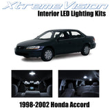 XtremeVision Interior LED for Honda Accord 1998-2002 (12 Pieces) Pure White Inte