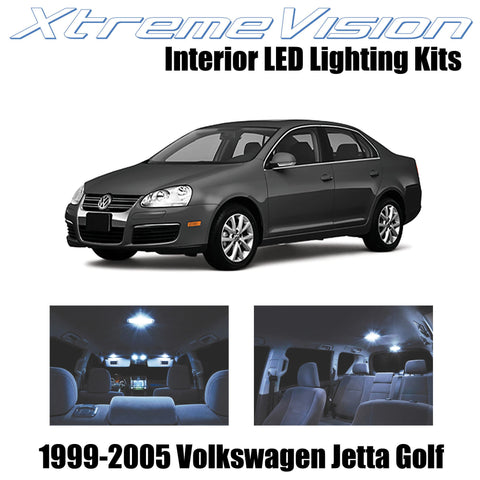 XtremeVision Interior LED for Volkswagen Jetta Golf 1999-2005 (12 Pieces) Cool W