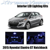 XtremeVision Interior LED for Hyundai Elantra GT Hatchback 2015+ (9 Pieces) Blue
