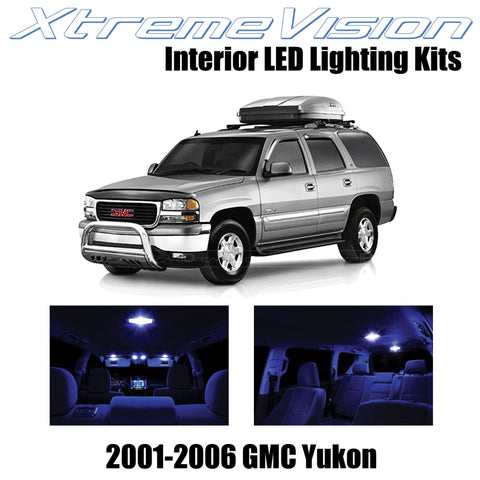 XtremeVision Interior LED for GMC Yukon 2001 - 2006 (18 Pieces) Blue Interior LE