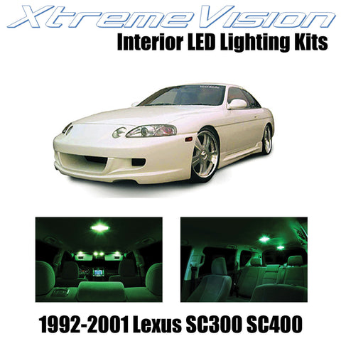 XtremeVision Interior LED for Lexus SC300 SC400 1992-2001 (5 Pieces) Cool White