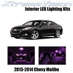 XtremeVision Interior LED for Chevy Malibu 2013-2014 (5 Pieces) Pink Interior LE