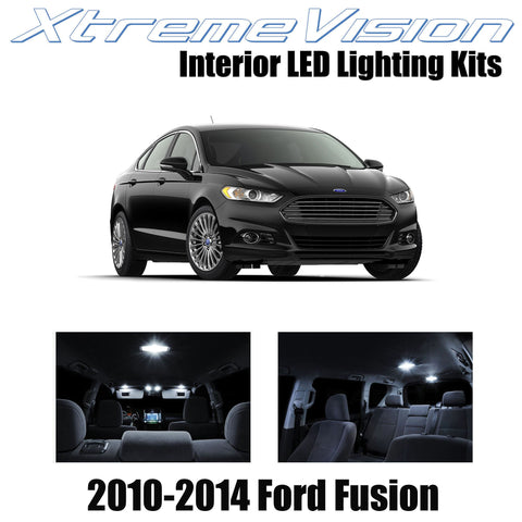XtremeVision Interior LED for Ford Fusion 2010-2014 (5 Pieces) Pure White Interi