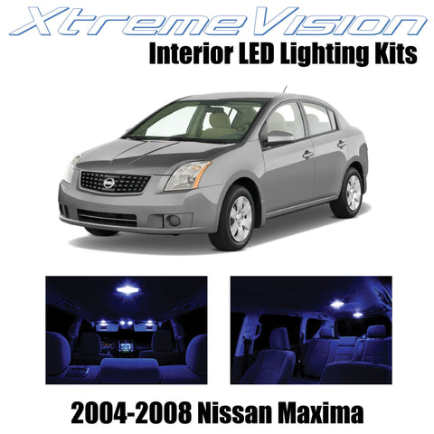XtremeVision Interior LED for Nissan Maxima 2004-2008 (18 Pieces) Blue Interior