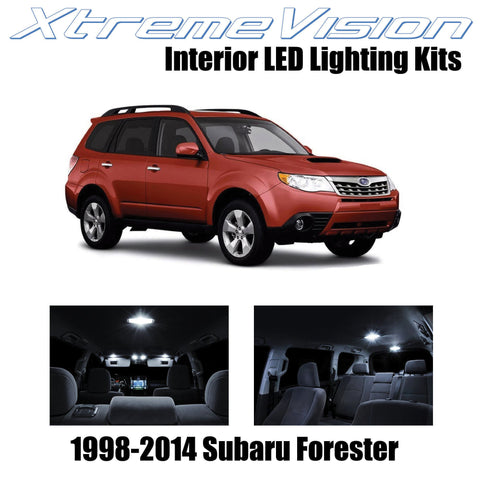 XtremeVision Interior LED for Subaru Forester 1998-2014 (6 Pieces) Pure White In