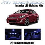 XtremeVision Interior LED for Hyundai Accent 2015+ (6 Pieces) Blue Interior LED