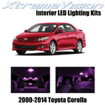 XtremeVision Interior LED for Toyota Corolla 2000-2014 (14 Pieces) Pink Interior
