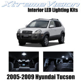 XtremeVision Interior LED for Hyundai Tuscon 2005-2009 (6 Pieces) Pure White Int
