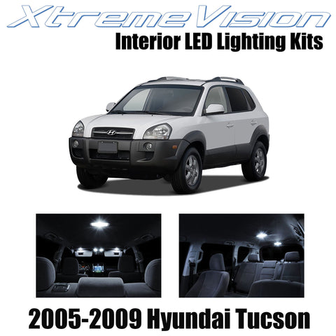 XtremeVision Interior LED for Hyundai Tuscon 2005-2009 (6 Pieces) Pure White Int