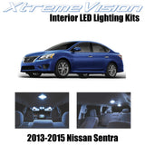 XtremeVision Interior LED for Nissan Sentra 2013-2015 (4 Pieces) Cool White Inte