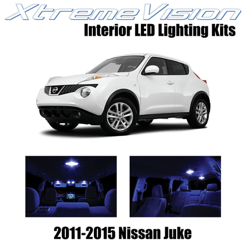 XtremeVision Interior LED for Nissan Juke 2011-2015 (6 Pieces) Blue Interior LED