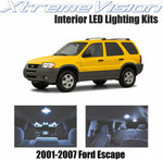 Xtremevision Interior LED for Ford Escape 2001-2007 (6 Pieces) Cool White Interior LED Kit + Installation Tool