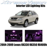 XtremeVision Interior LED for Lexus RX330 RX350 RX400h 2004-2009 (6 Pieces) Pink