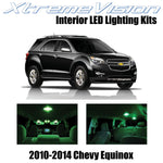 XtremeVision Interior LED for Chevy Equinox 2010-2014 (11 Pieces) Green Interior