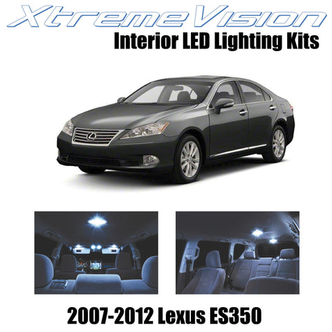 XtremeVision Interior LED for Lexus ES350 2007-2012 (7 Pieces) Cool White Interi
