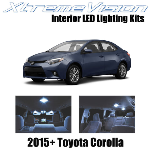XtremeVision Interior LED for Toyota Corolla 2015+ (6 Pieces) Cool White Interio