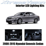 XtremeVision Interior LED for Hyundai Genisis Sedan 2008-2015 (10 Pieces) Pure W