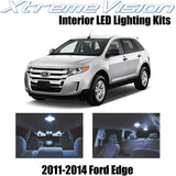 XtremeVision LED for Ford Edge 2011-2014 (10 Pieces) Cool White Premium Interior LED Kit Package + Installation Tool Tool