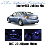 XtremeVision Interior LED for Nissan Altima Sedan 2007-2012 (10 Pieces) Blue Int