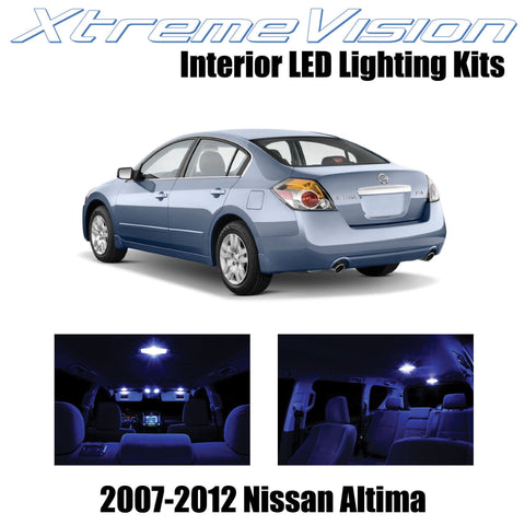 XtremeVision Interior LED for Nissan Altima Sedan 2007-2012 (10 Pieces) Blue Int