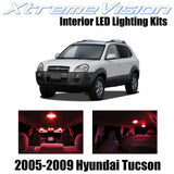 XtremeVision Interior LED for Hyundai Tuscon 2005-2009 (6 Pieces) Red Interior L