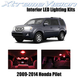 XtremeVision Interior LED for Honda Pilot 2009-2014 (16 Pieces) Red Interior LED