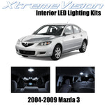 XtremeVision Interior LED for Mazda 3 MS3 2004-2009 (10 Pieces) Pure White Inter