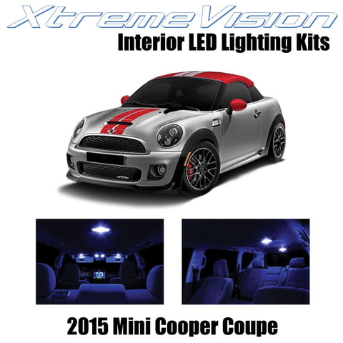 XtremeVision Interior LED for Mini Cooper Coupe 2015+ (11 Pieces) Blue Interior