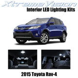 XtremeVision Interior LED for Toyota Rav4 2015+ (8 Pieces) Pure White Interior L