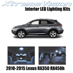 XtremeVision Interior LED for Lexus RX350 RX450h 2010-2015 (10 Pieces) Cool Whit