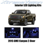 XtremeVision Interior LED for GMC Canyon 2-Door 2015+ (12 Pieces) Blue Interior