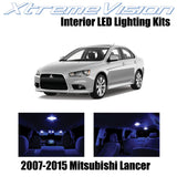 XtremeVision Interior LED for Mitsubishi Evo Lancer 2007-2015 (8 Pieces) Blue In