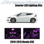 XtremeVision Interior LED for Honda CR-Z 2010-2015 (9 Pieces) Pink Interior LED