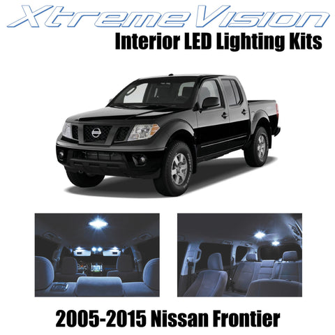 XtremeVision Interior LED for Nissan Frontier 2005-2015 (5 Pieces) Cool White In
