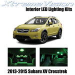 XtremeVision Interior LED for Subaru XV Crosstrek 2013-2015 (6 Pieces) Green Int