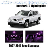 XtremeVision Interior LED for Jeep Compass 2007-2015 (4 Pieces) Pink Interior LE